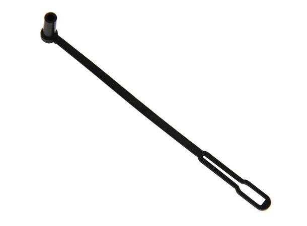 Universal dust caps for 2.5mm ferrule Black w/strap. For SC, FC, ST. 100-pack 